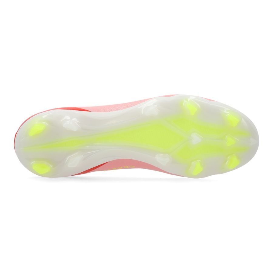 adidas X Crazyfast Elite Laceless FG Energy Citrus - Rouge/Blanc/Jaune Enfant