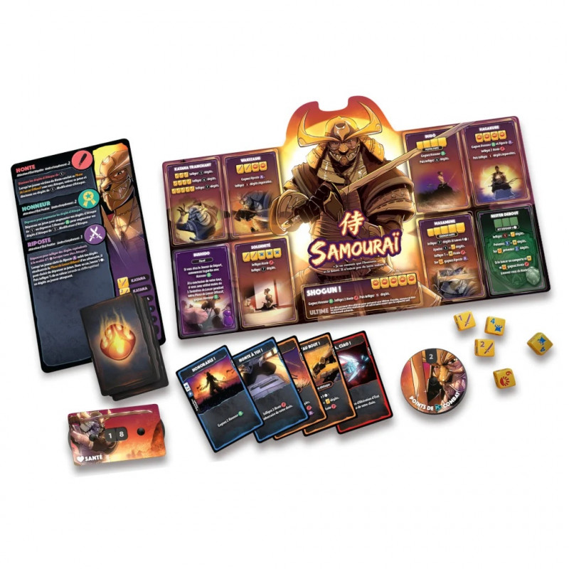 Dice Throne S2 : As de la gâchette vs Samouraï
