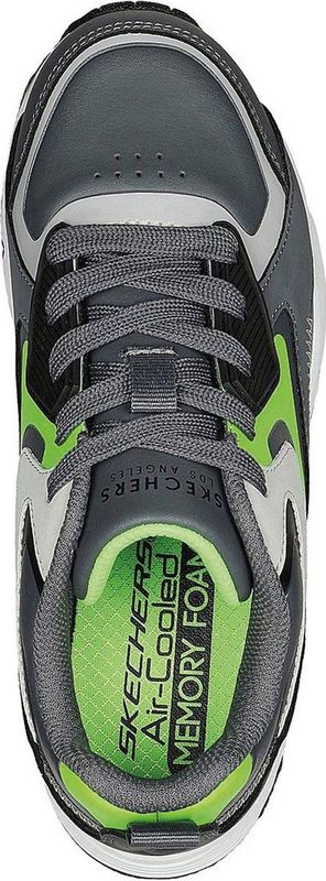 Skechers Uno Gen1 Color Surge Jongens Sneakers Grijs/Groen