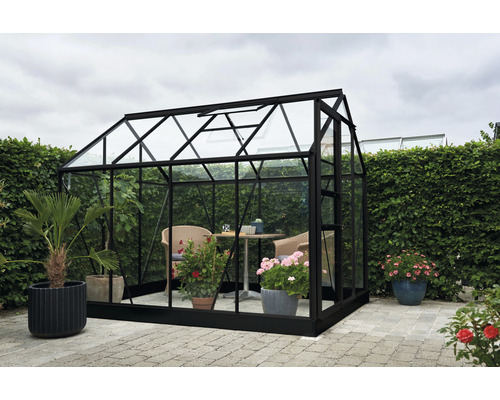 Kas Halls Popular 86, veiligheidsglas 3 mm, 193 x 257 cm, zwart