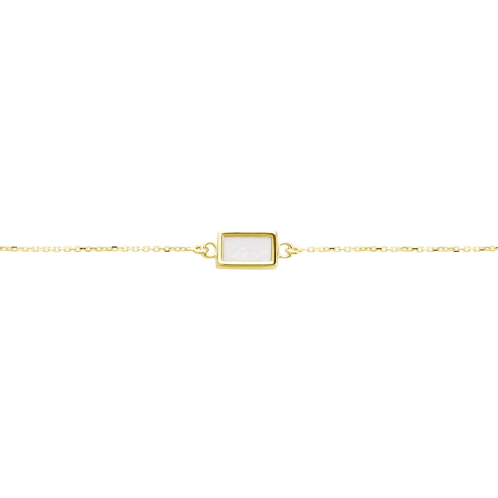 Bracelet Hallie Or Jaune Nacre