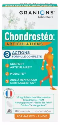 Chondrostéo+ Format économique - 2 mois - 180 comprimés