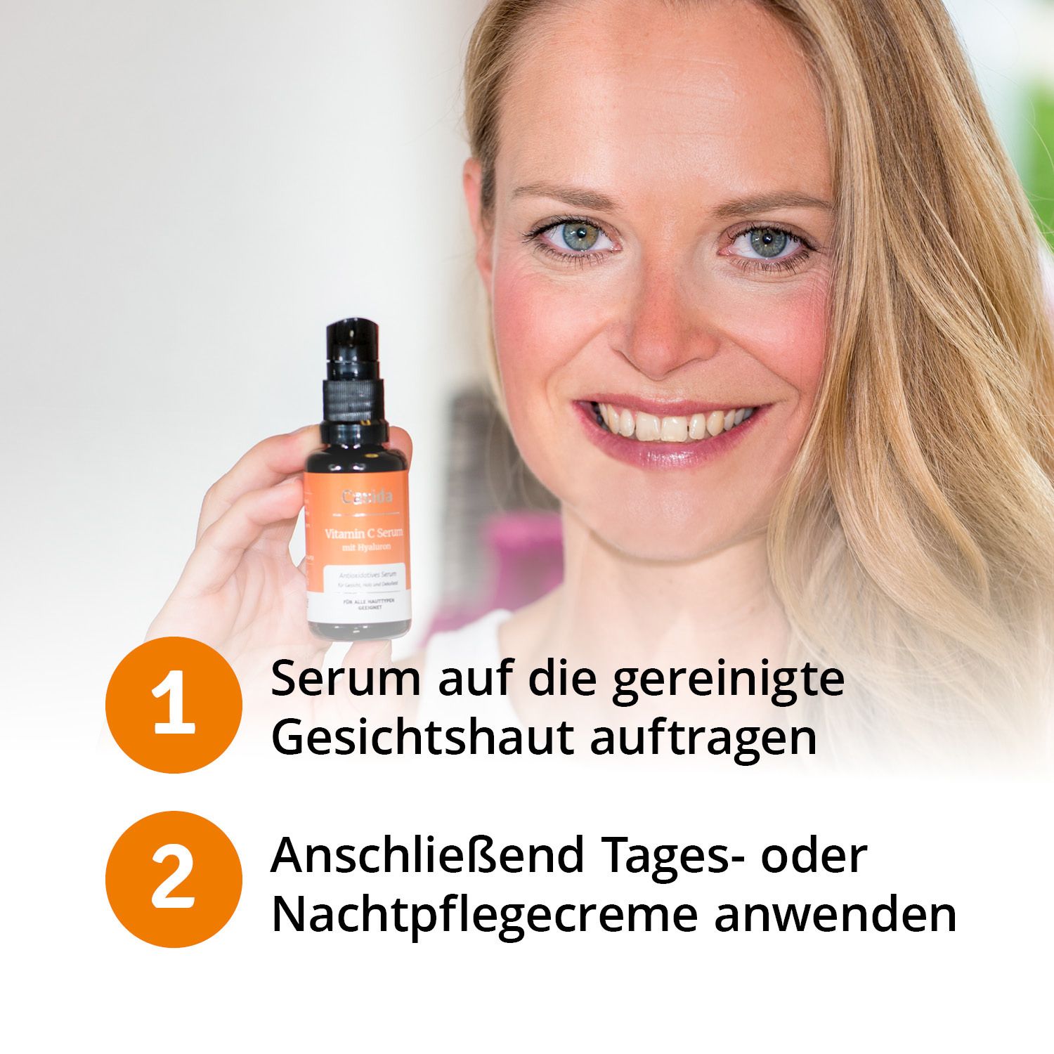 Casida Vitamin C Serum mit Hyaluron