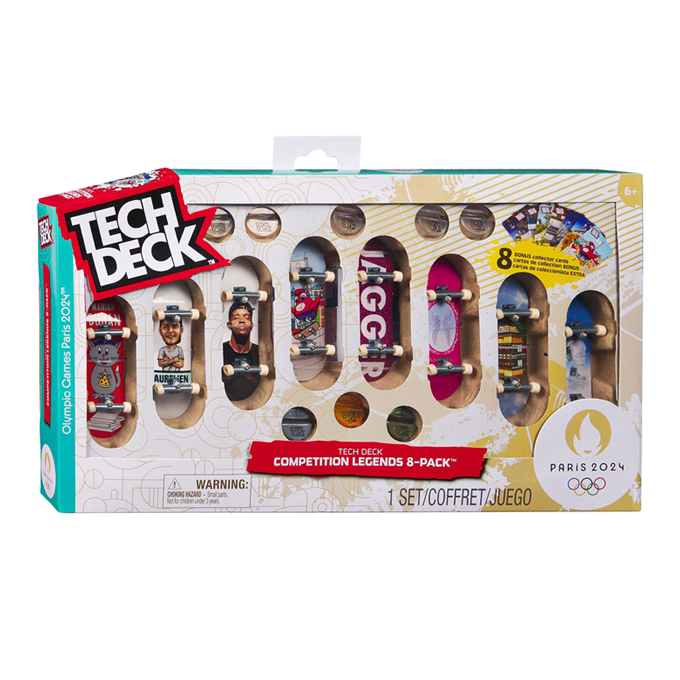 Tech Deck Olympic Pack Vingerskateboard, 8-pack
