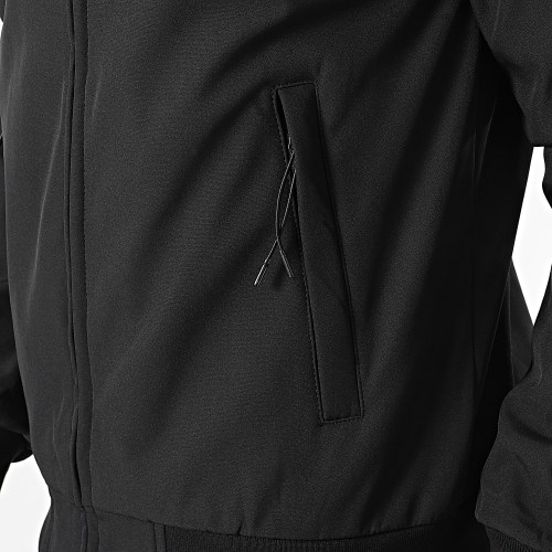 Veste Zippée Capuche Noir
