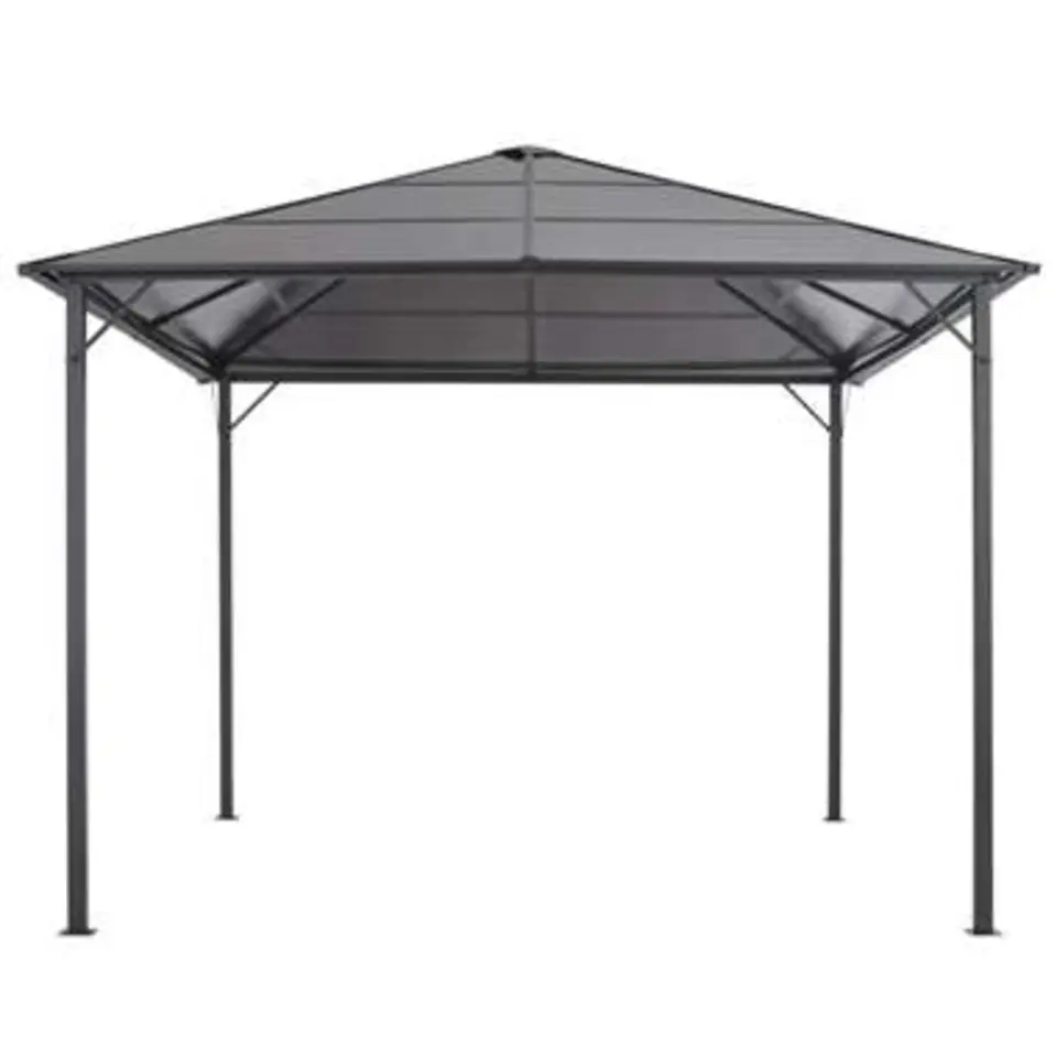 vidaXL - Luifel - Zwart - Stof - 3 x 3 m