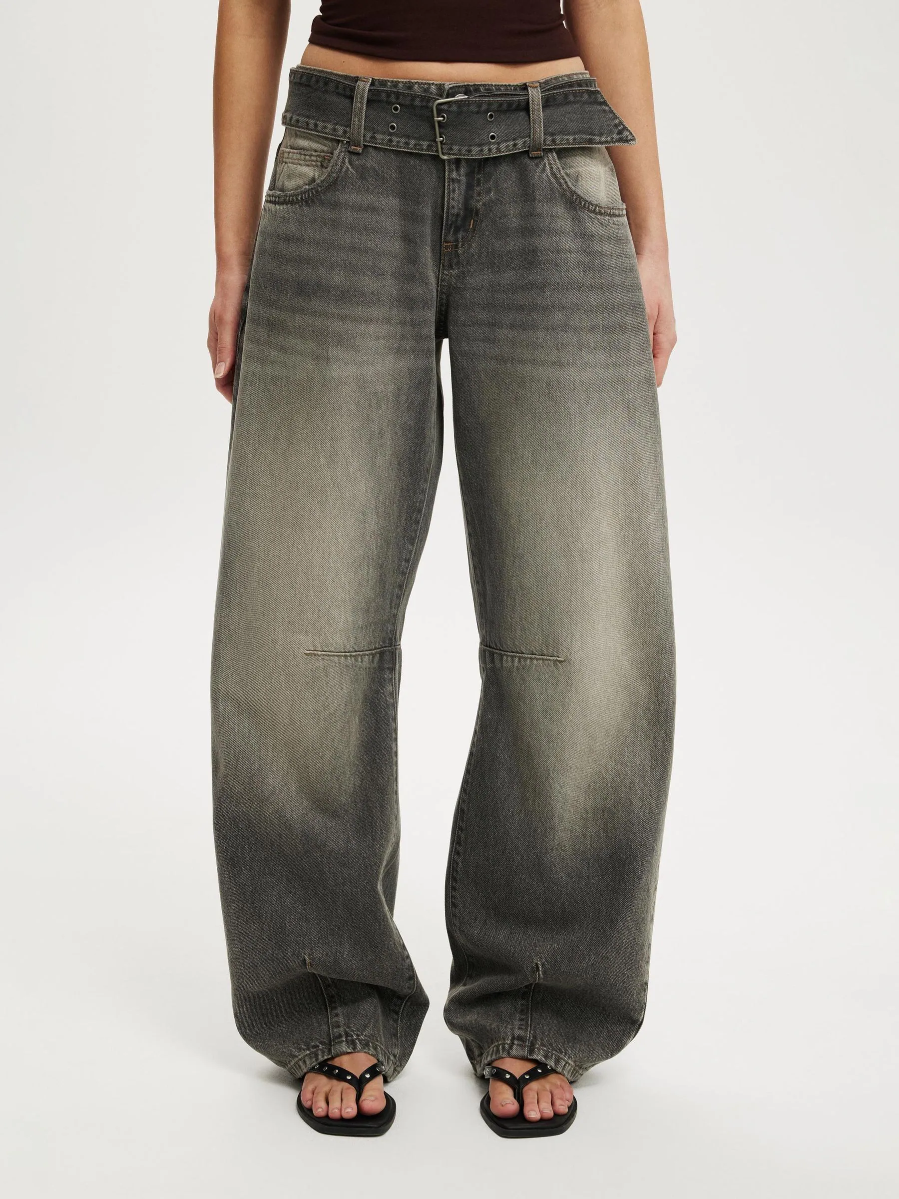 Cotton On Low Barrel Jeans