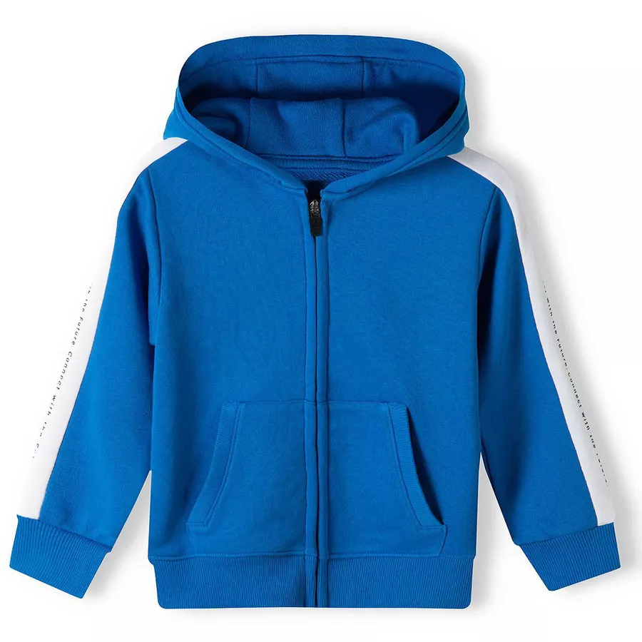 MINOTI Hoodie mit Zipper Blau