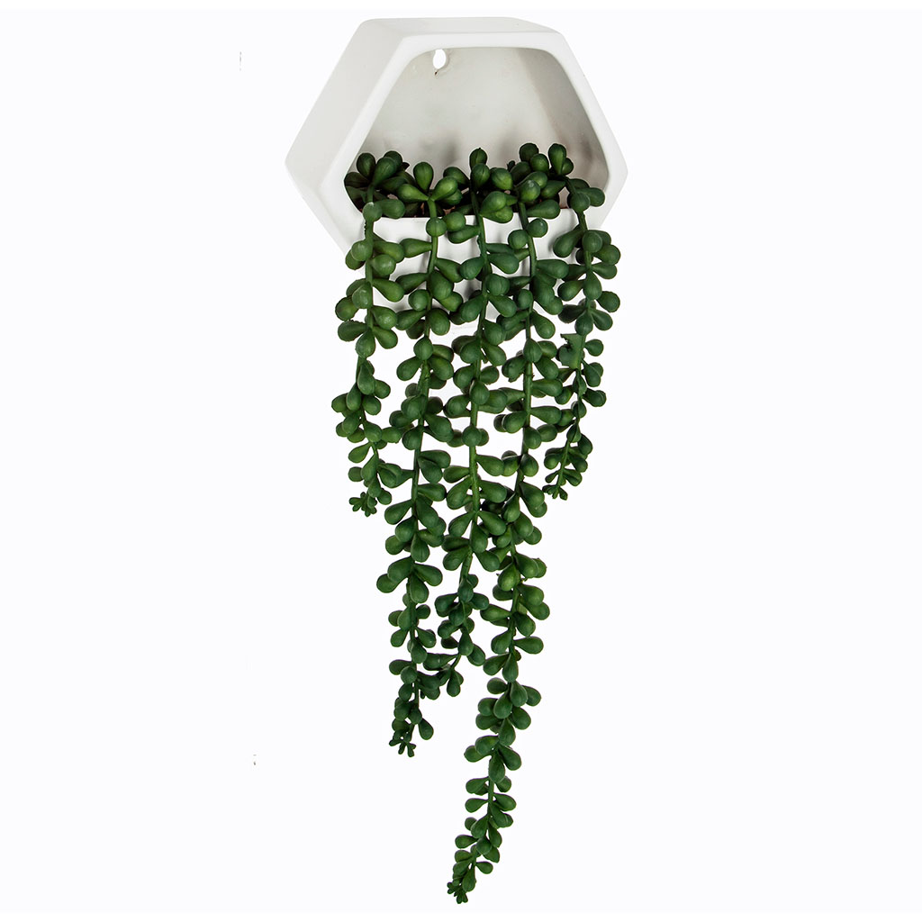 Plante artificielle murale tombante 12.5x14x.5.5cm