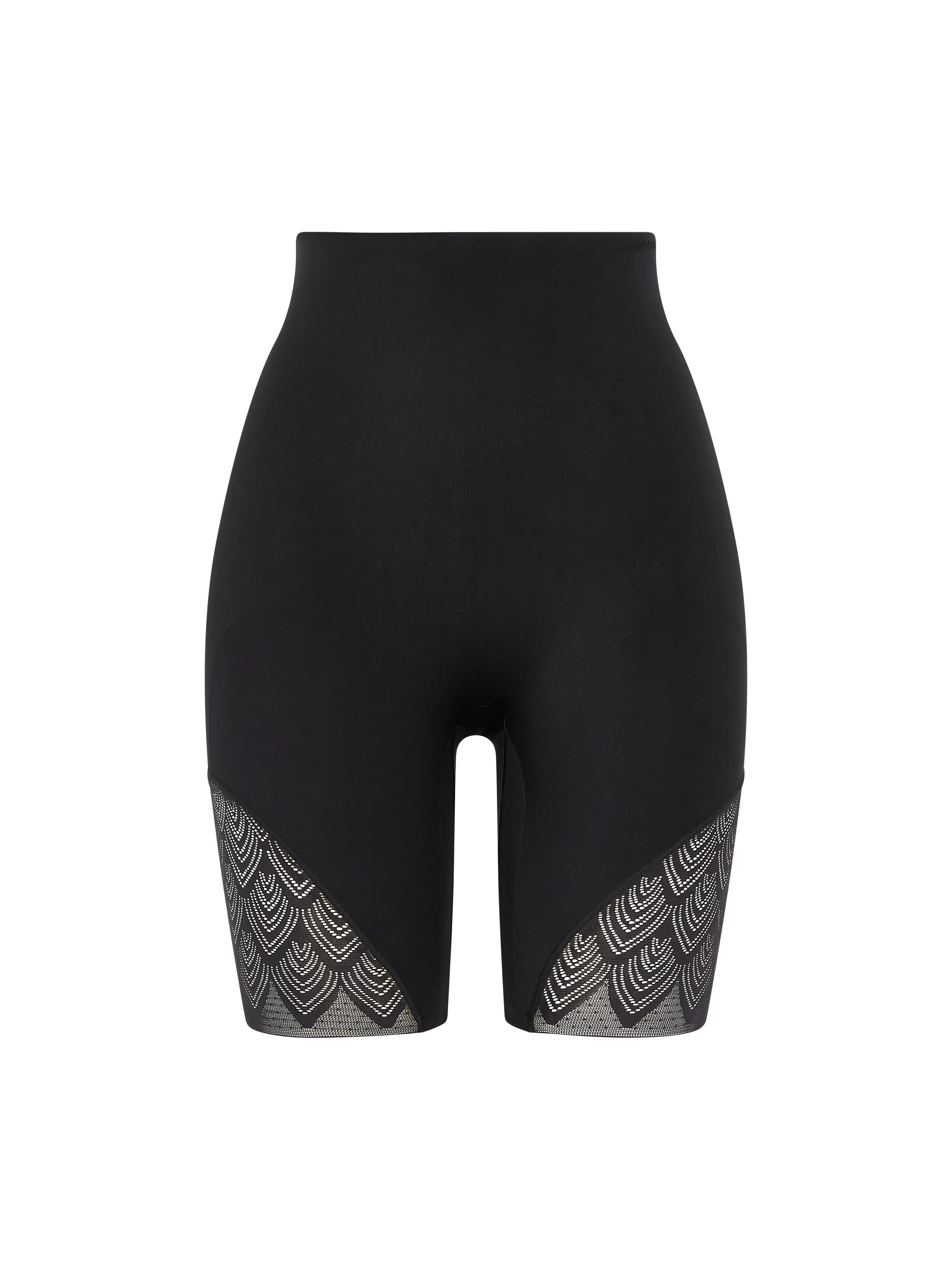 SEXY SHAPE - Panty gainant taille haute en dentelle | Noir