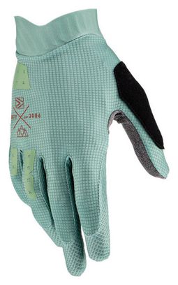 Gants Longs Femme Leatt MTB 1.0 GripR Vert Clair