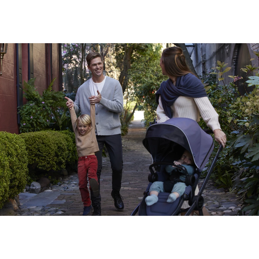 baby jogger Kinderwagen City Sights inkl. Babywanne Special Edition Commuter  Rahmen Charcoal inkl. Wetterschutz