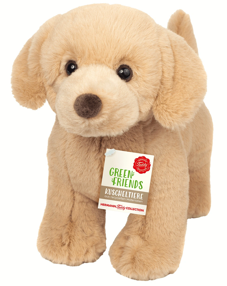 Kuscheltier GREEN FRIENDS - GOLDEN RETRIEVER stehend (30cm) in beige