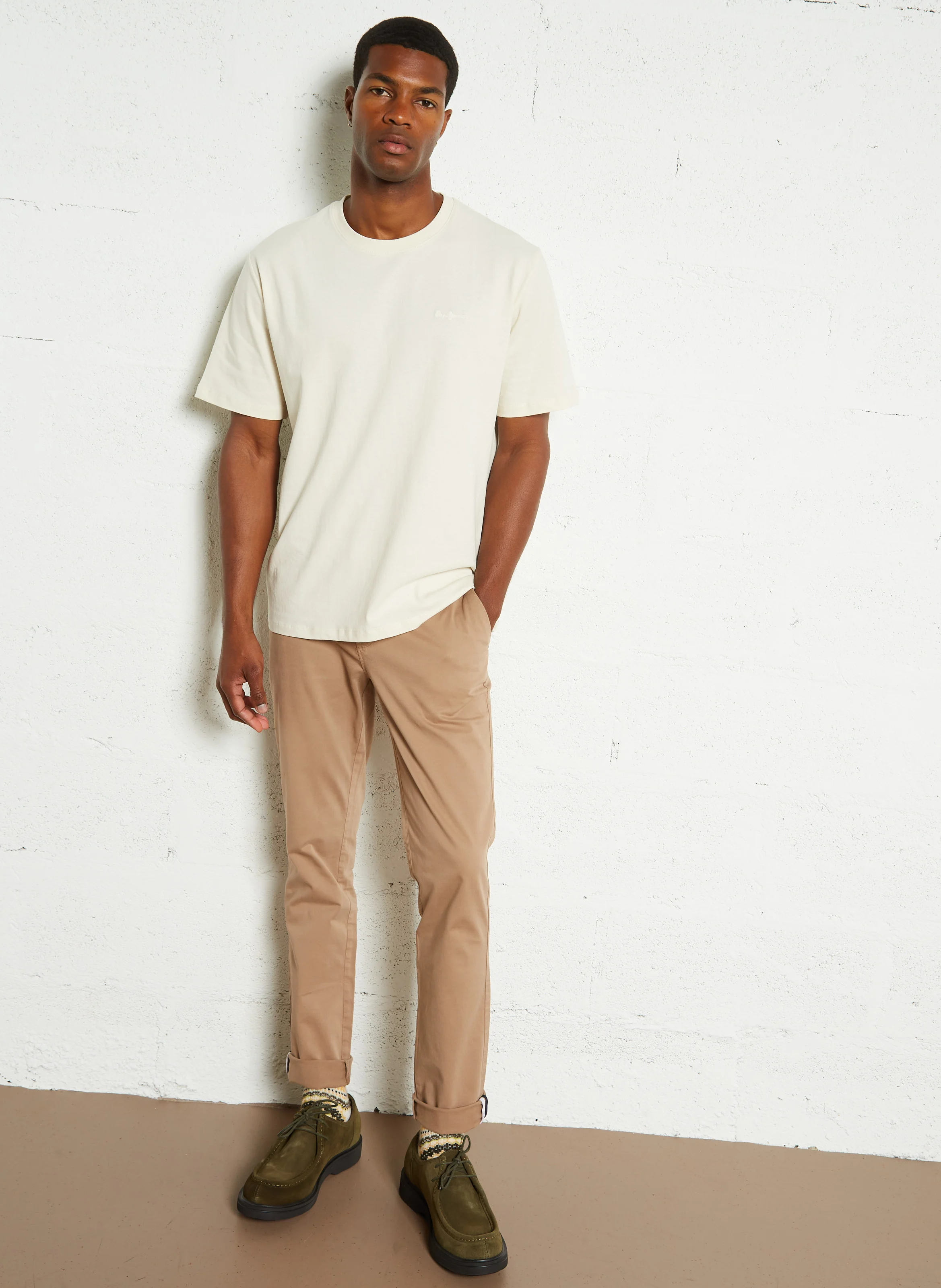 NORMAN - Mocassins en cuir| Vert