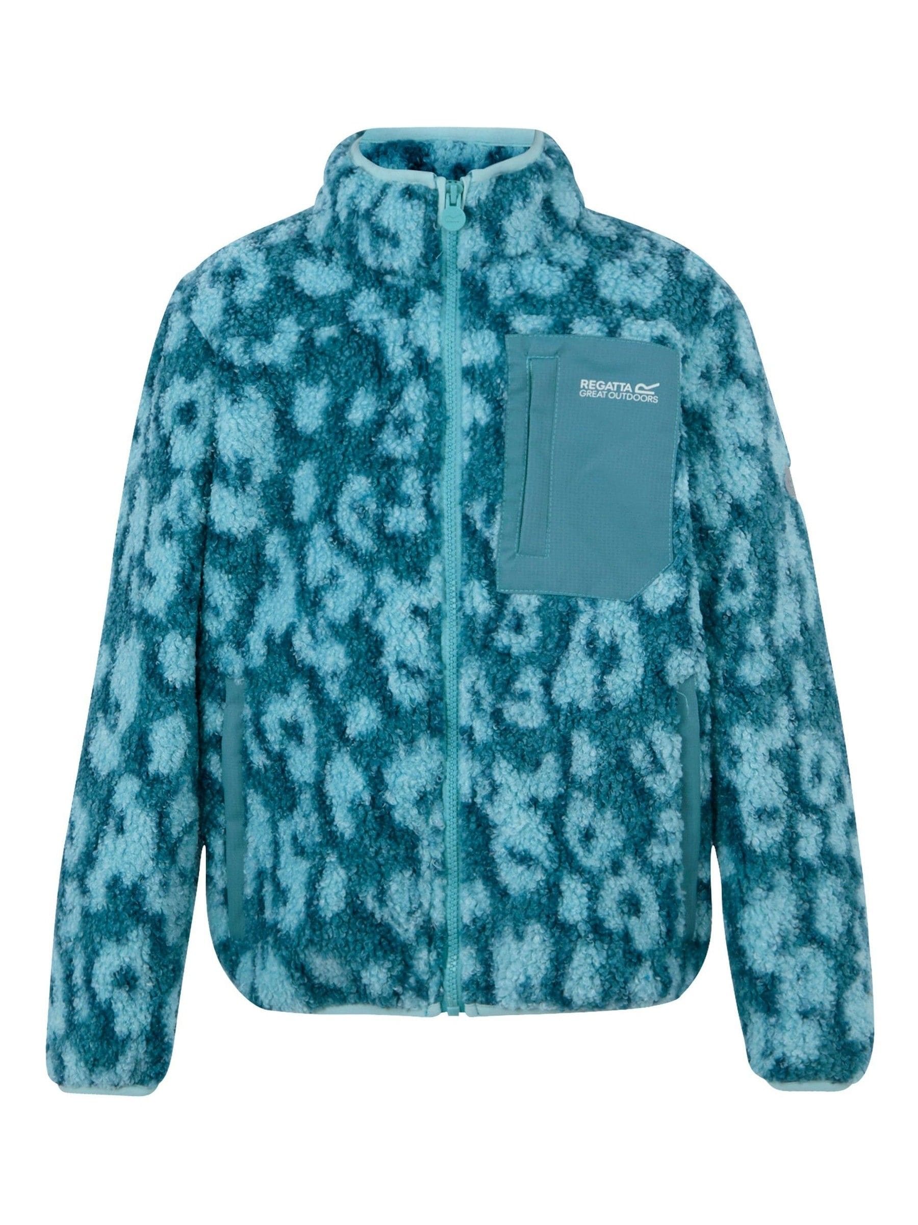 Blauw - Regatta Junior Frankie warme fleece met volledige rits