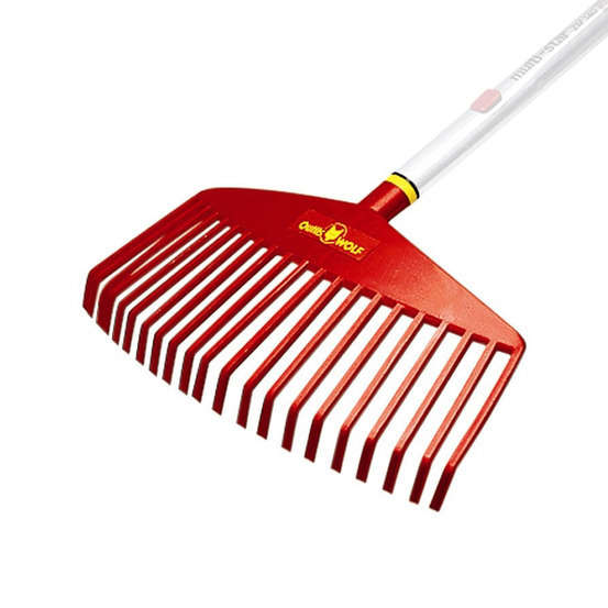 Rateau à gazon à 21 dents sans manche