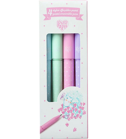 Djeco Tusser - 4 Pastel ErasaBlå Pens