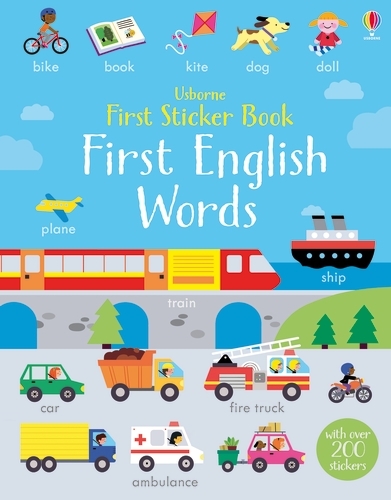 First Sticker Book First English Words - First Sticker Books (Paperback)