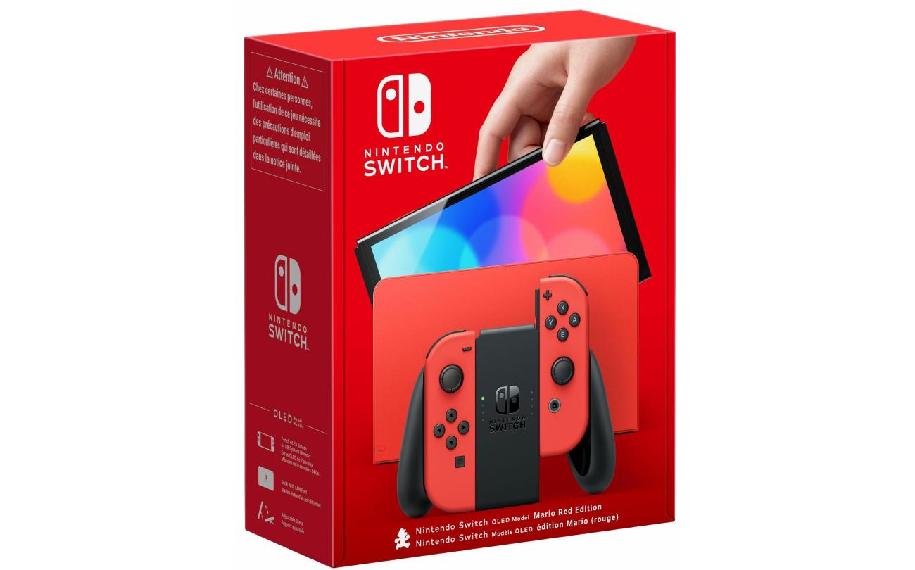 Nintendo Switch Console OLED Mario Red Edition