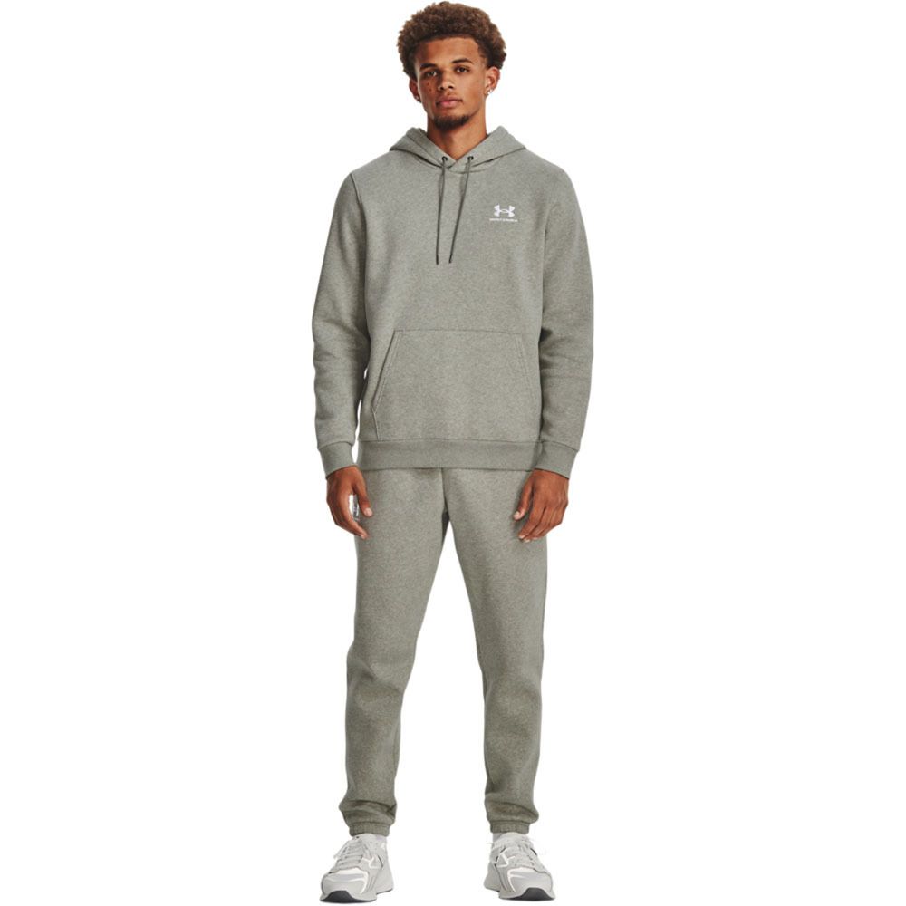 Under Armour ESSENTIAL FLEECE - Sweat Homme vert