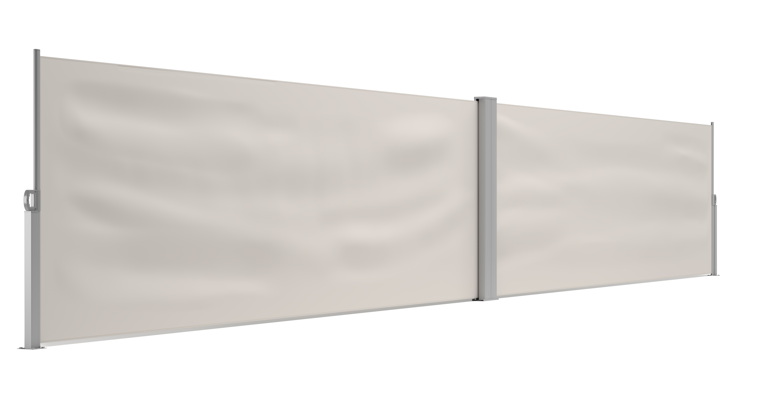 Doppelseitenmarkise VIA 120 x 800 cm beige