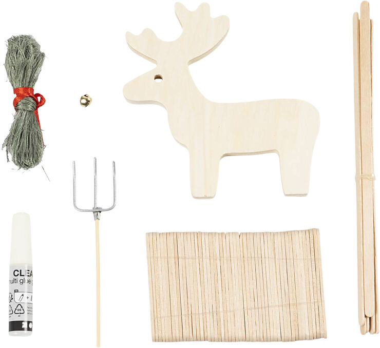 Creativ Company Mini DIY Kit Nissens Dør, Rensdyr