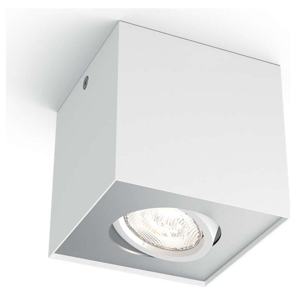 Philips myLiving LED opbouwspot, warmGlow, vierkant, wit