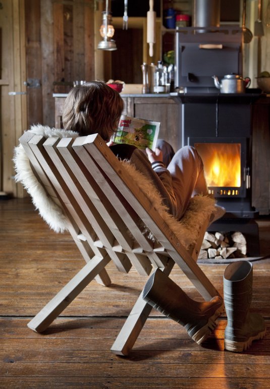 Weltevree Fieldchair fauteuil houten buitenstoel