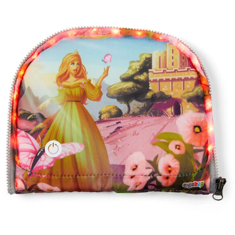 Ergobag Zubehör Pack  Cubo light Zippies LED - Zip Fronttasche Prinzessin