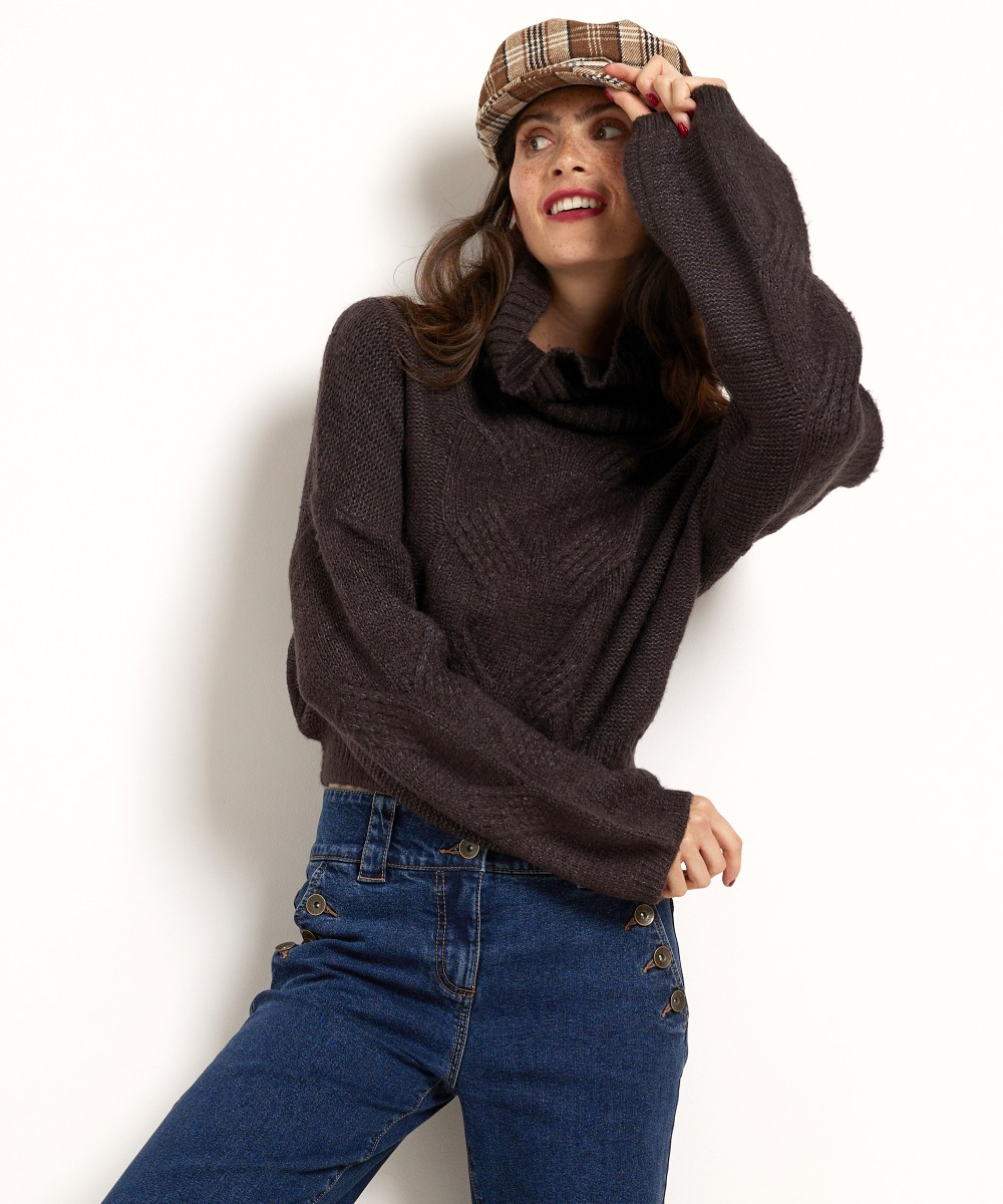 korte oversized trui