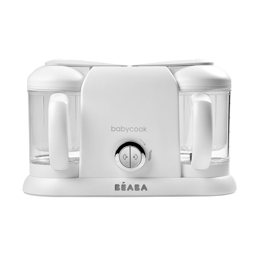 Robot Duo Babycook - White / Silver - Ecru