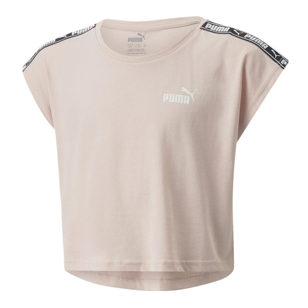 Puma T-shirt Rose Fille Puma Tape Tee G