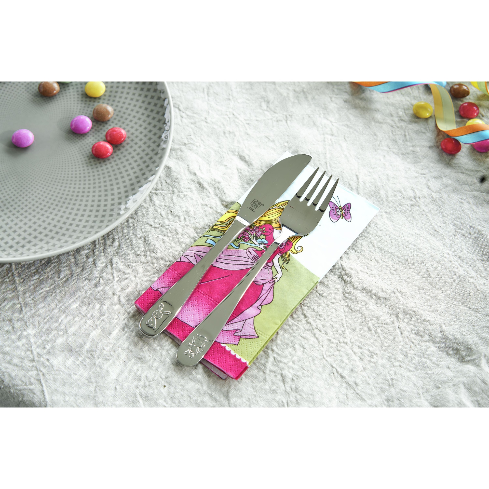 ZWILLING Kinderbesteck-Set BINO 4-teilig Edelstahl