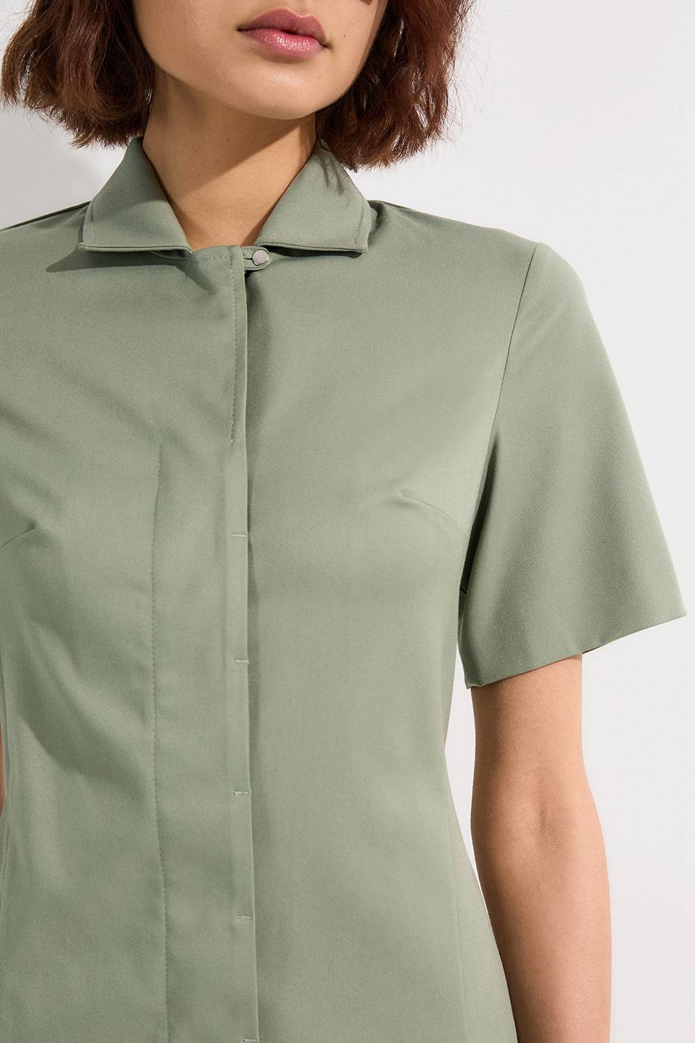 KarenMillen Mini robe chemise structurée douce sur mesure