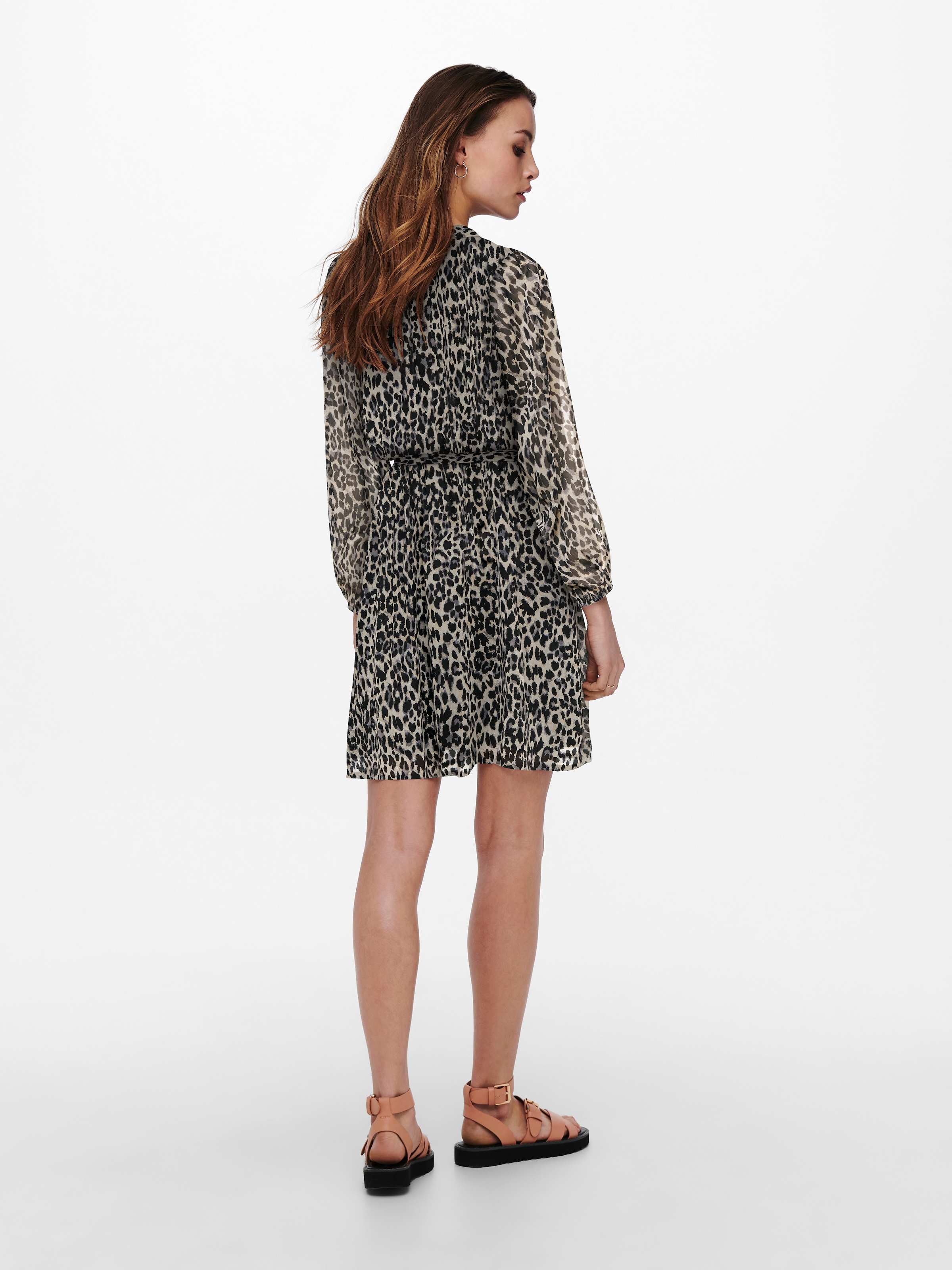 ONLY Druckkleid »ONLCERA 3/4 SHORT DRESS WVN NOOS« Sommerkleid