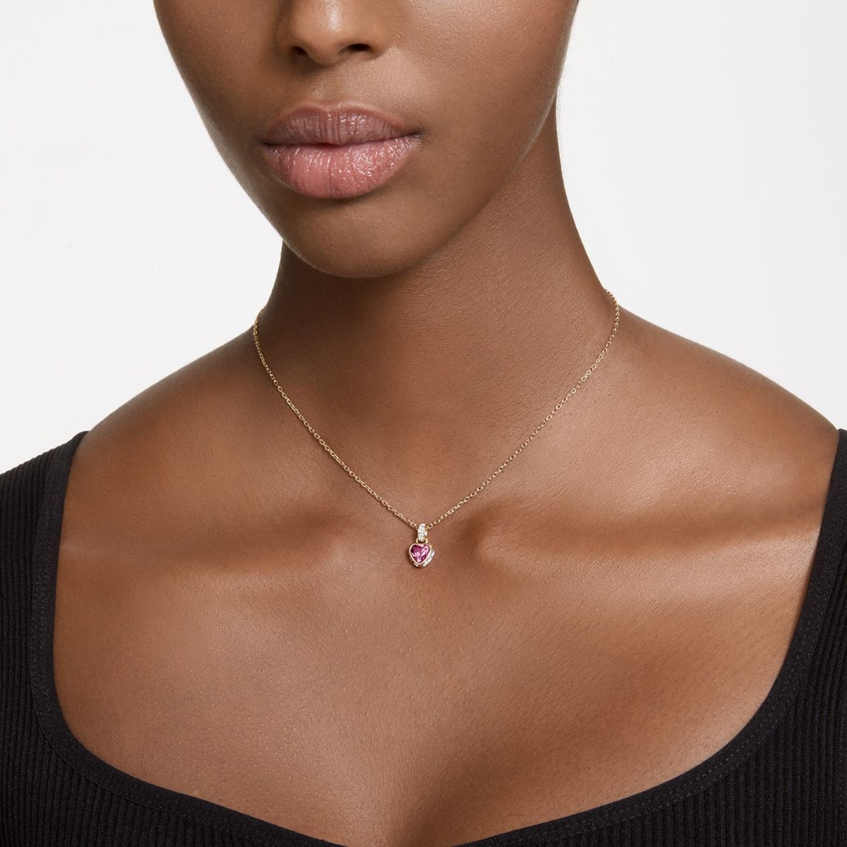 Collier Swarovski Stilla coeur rouge