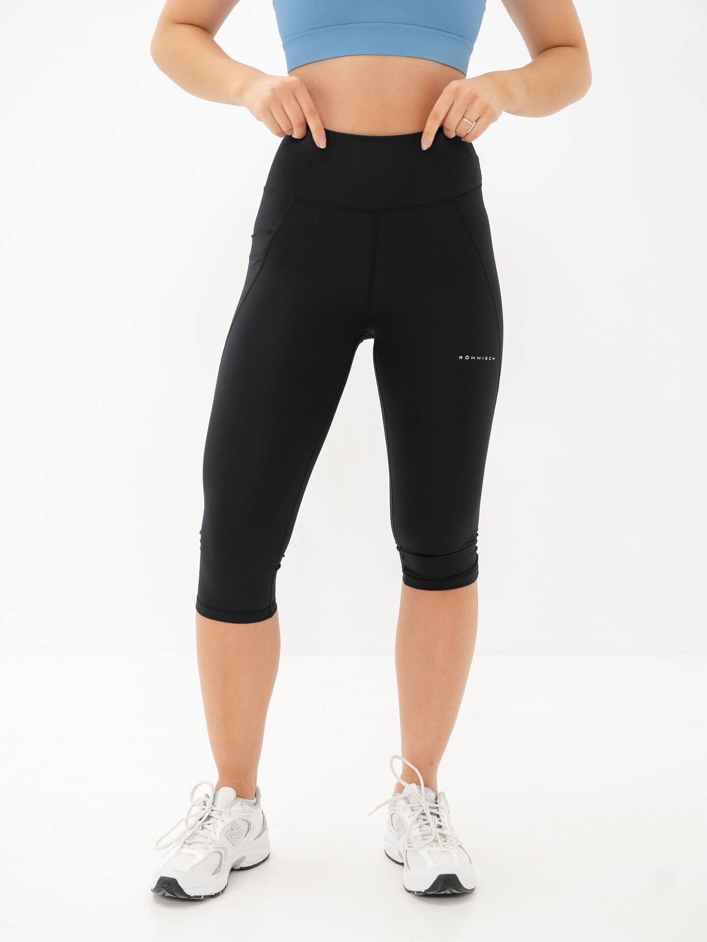 Flattering High Waist Capri Tights