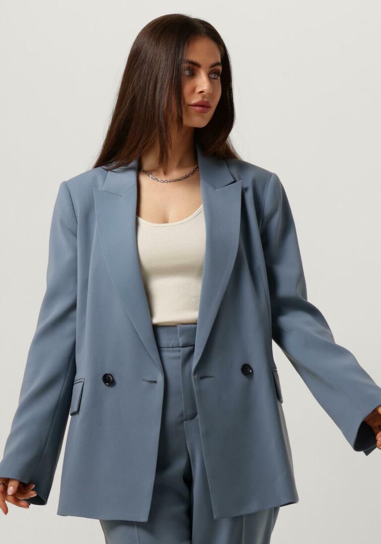 VANILIA blauwe vanilia blazer colbert double clean future