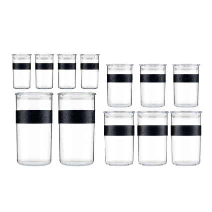 12 stk. opbevaringssæt. 4 x 0.25 l Bodum PRESSO
