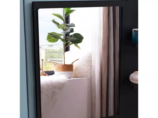Coiffeuse table de maquillage avec miroir tiroir et tabouret AORO