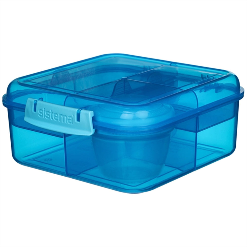 Køb Sistema Bento Cube Madkasse 1,25 L Blå
