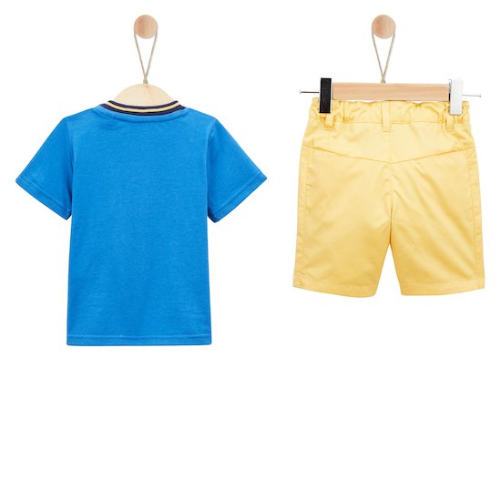 Bleu Tennis Ensemble Tee-shirt + Short   Bleu        de               Marèse