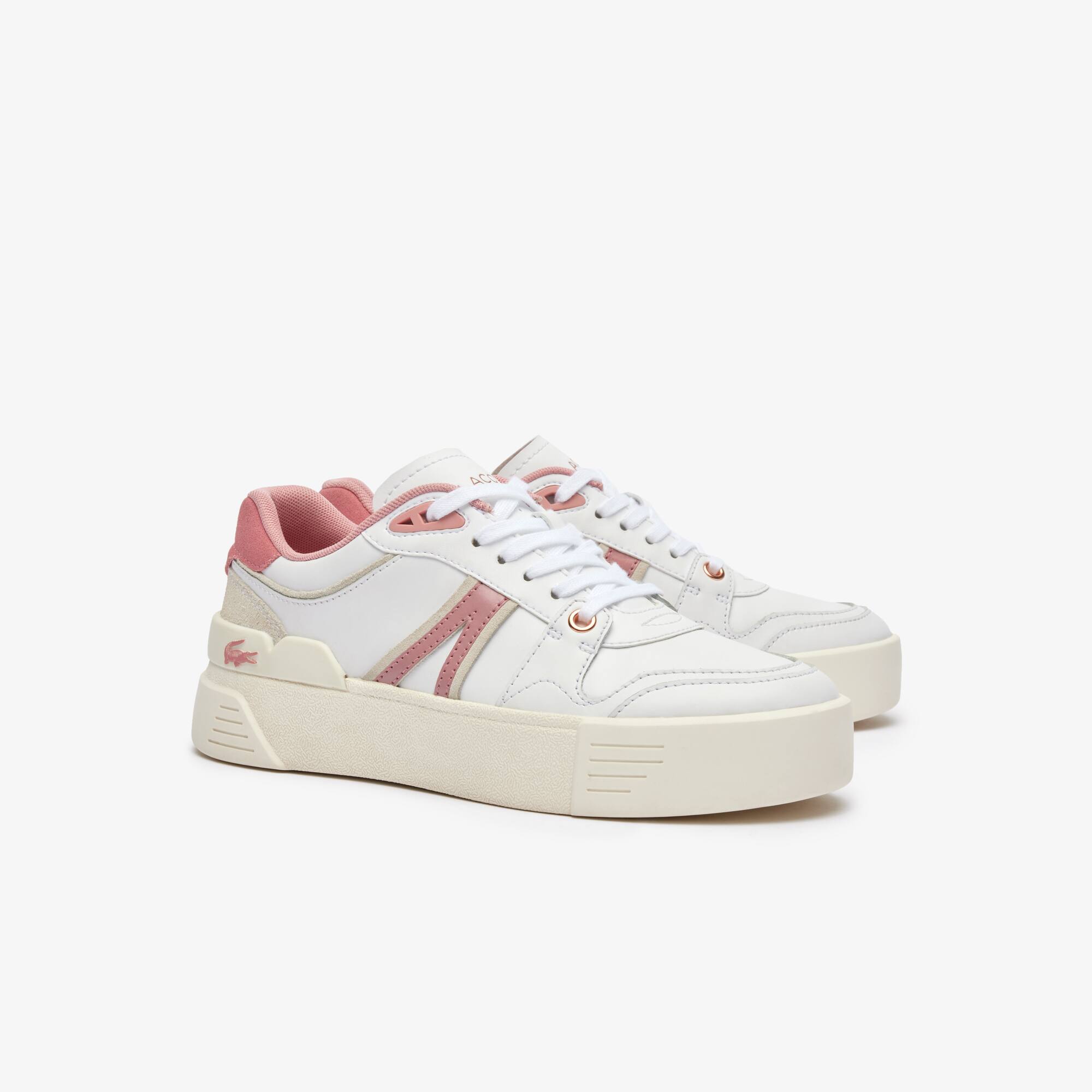 Sneakers L002 Evo femme en cuir Sneakers - Blanc - Lacoste - Femme