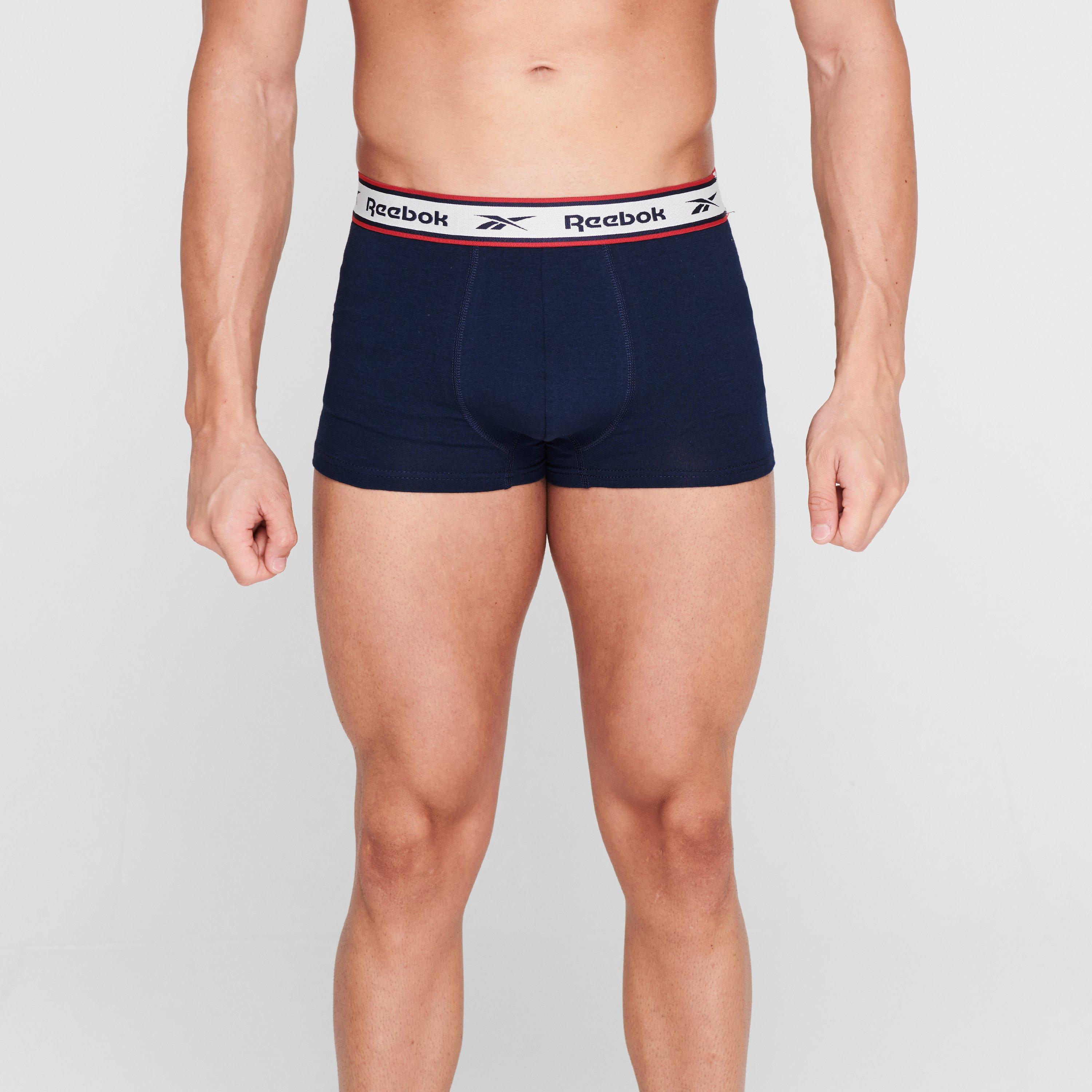 Reebok 3 Pack Boxer Shorts Mens