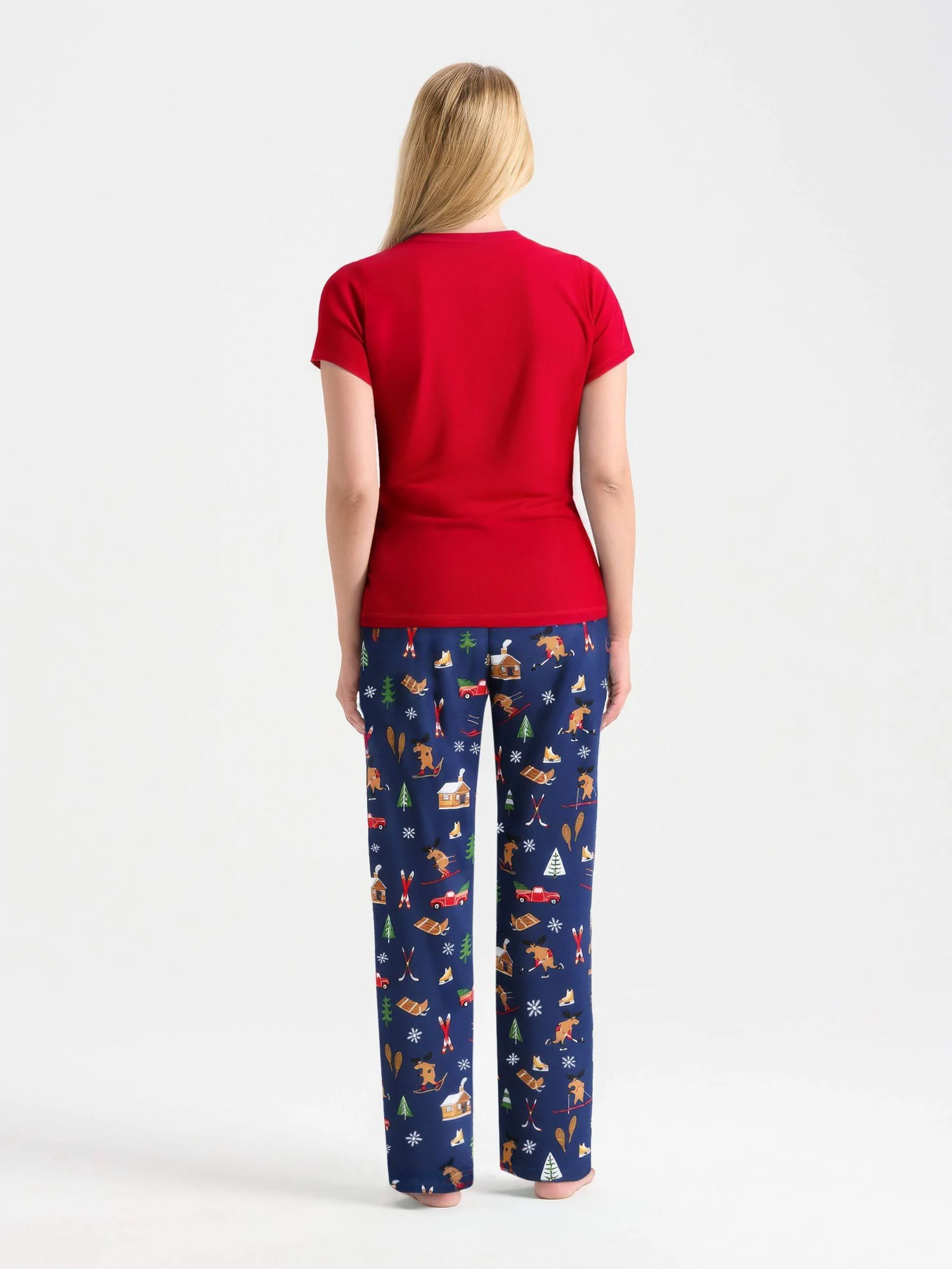 Hatley Blue Christmas Cabin Fever Pyjama Bottoms