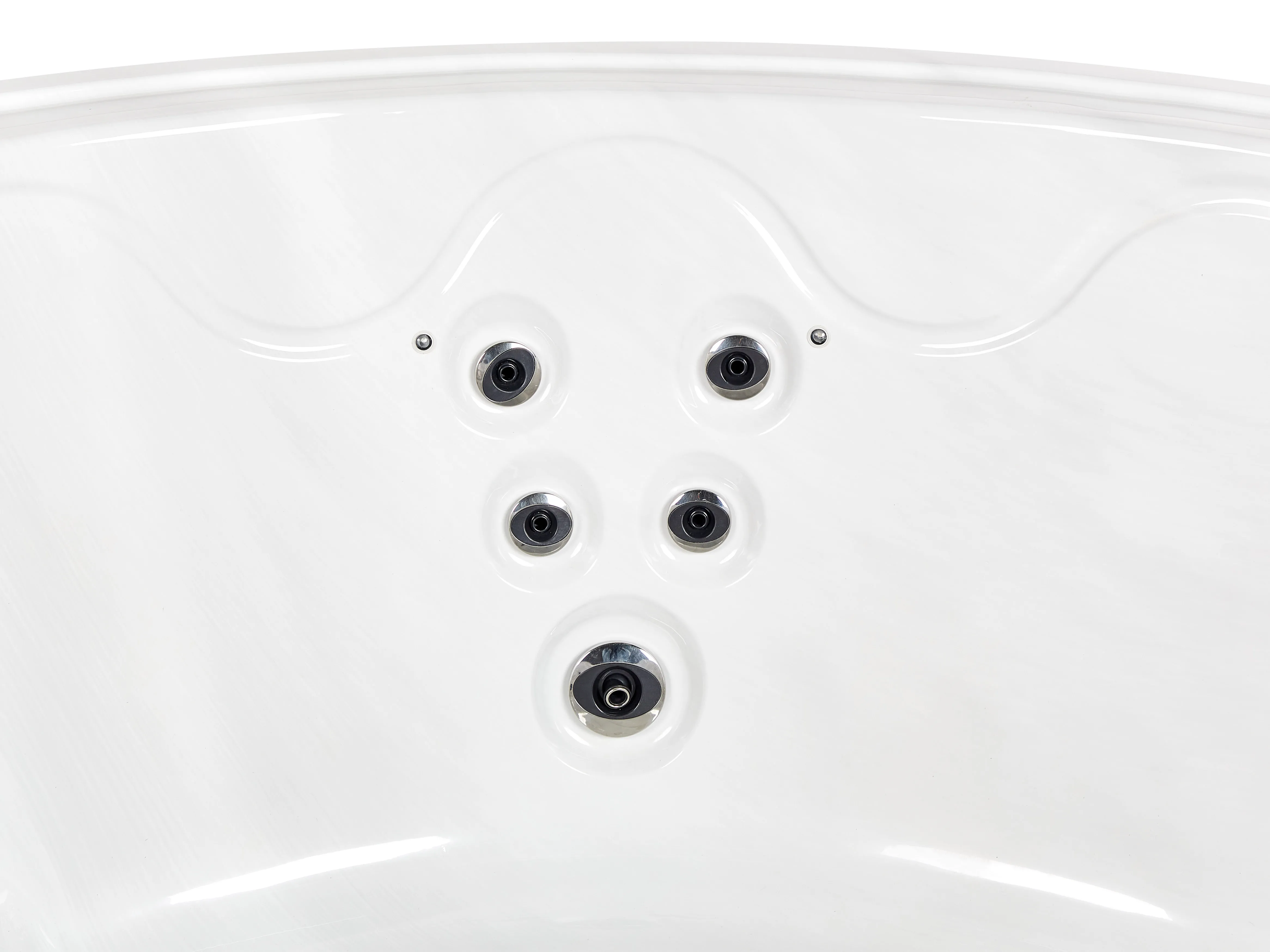 Buiten hottub met LED MARFIL Wit