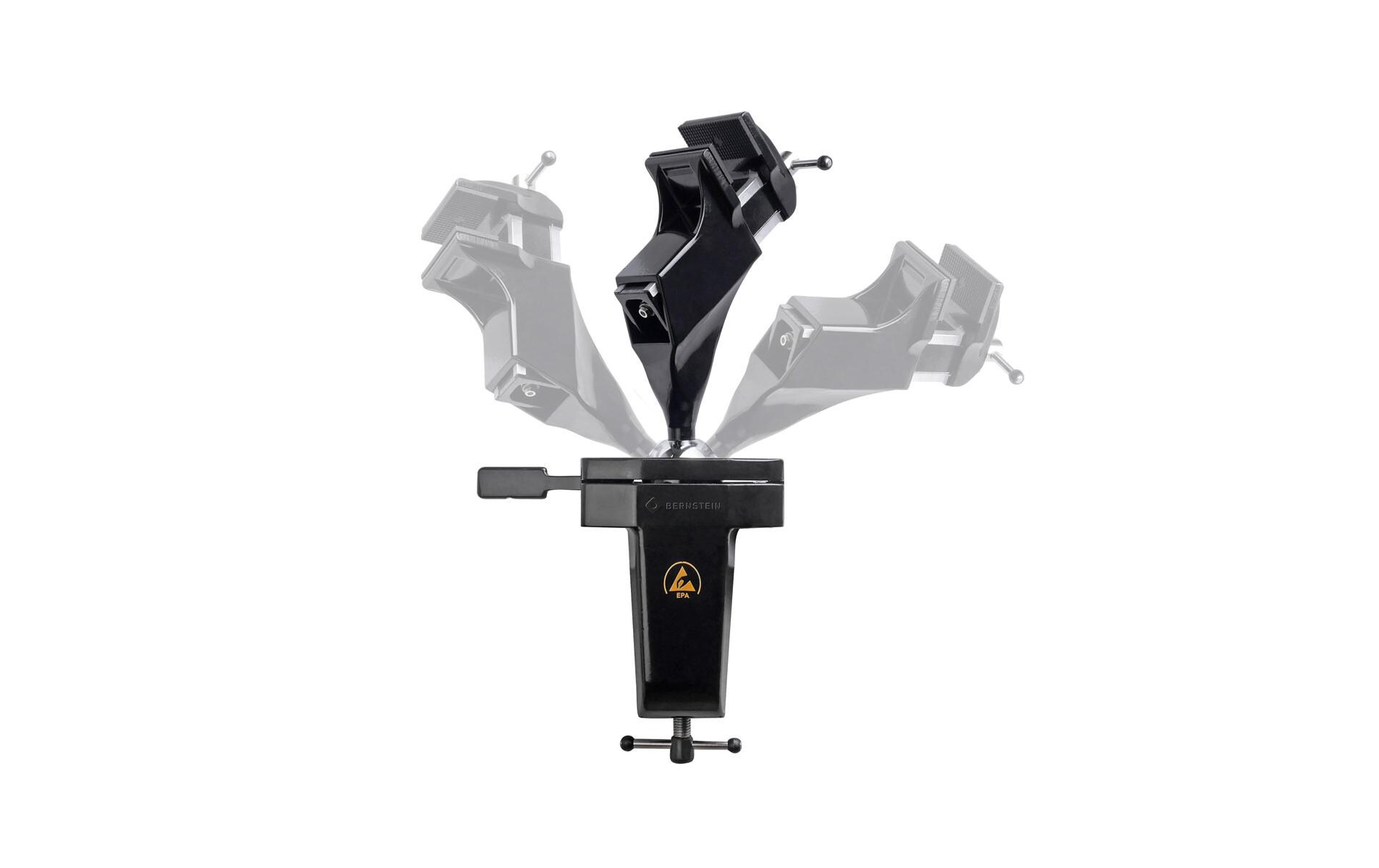 Schraubstock ESD SPANNFIX 70 mm<br>Kugelgelenk-Schraubstock