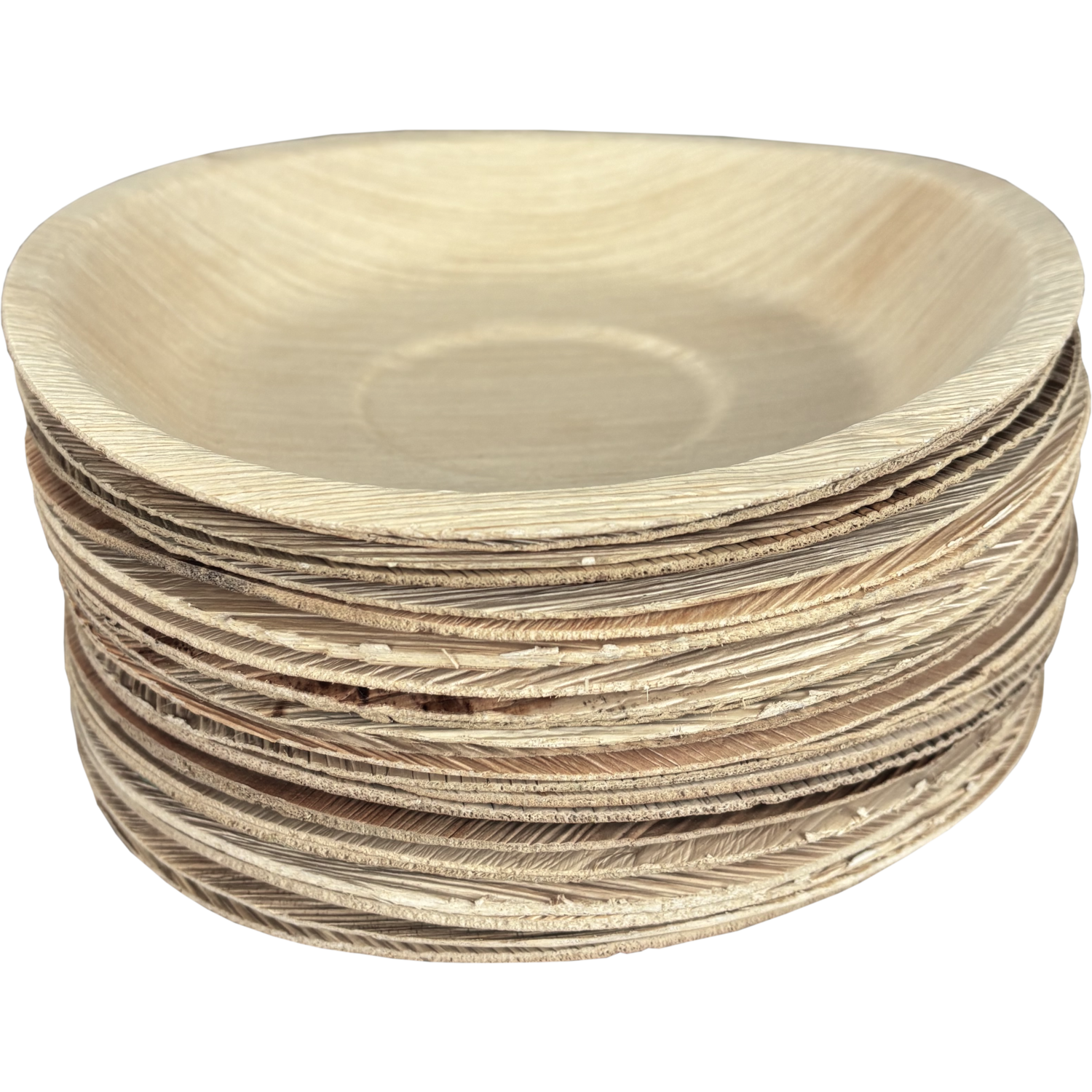 Depa Bord, rond, 1-vaks, palmblad, Ø18cm, naturel