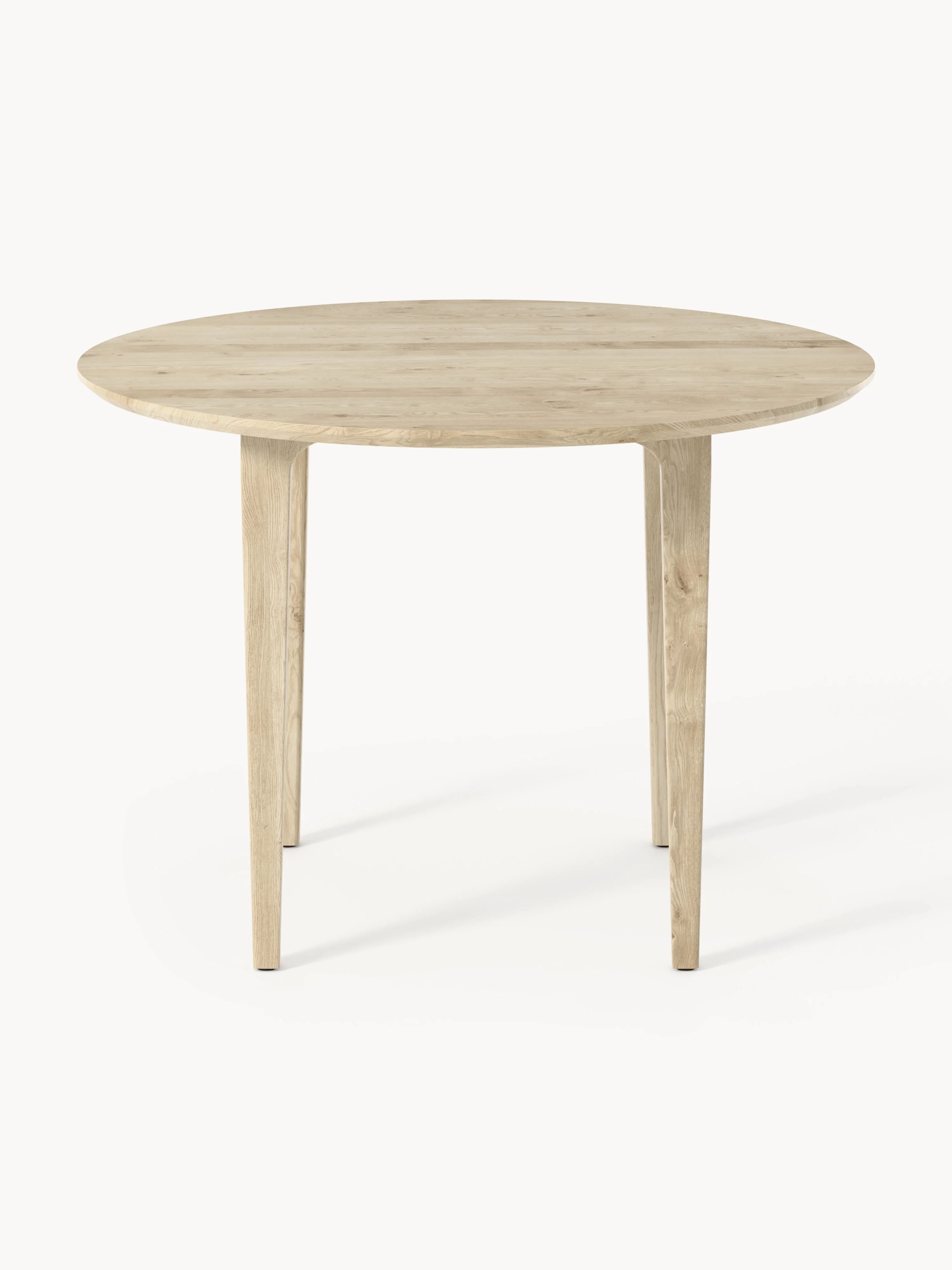 Ronde eettafel Archie van eikenhout, in verschillende formaten