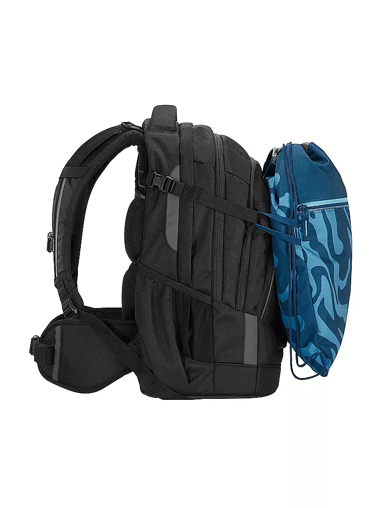 COOCAZOO Turnbeutel BREAKING WAVES blau